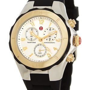 Michele Tahitian Jelly Bean Two Tone Watch